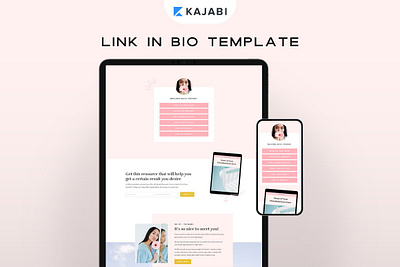 Kajabi Link in Bio Page Template instagram link in bio instagram links kajabi kajabi funnel kajabi landing page kajabi link in bio kajabi pipeline kajabi sales page kajabi template kajabi templates kajabi theme kajabi website kajabi website template kajabi website theme landing page photos link in bio link in bio page links page social media strategy social media template