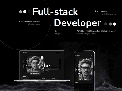 Sr. Full-stack Developer Portfolio Website angular animation branding full stack developmen graphic design ionic logo mobile development motion graphics portfolio website project showcase responsive design software development ui uiux design web development