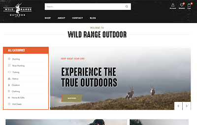 Outdoor Ecommerce UX Design branding cro ecommerce ux website