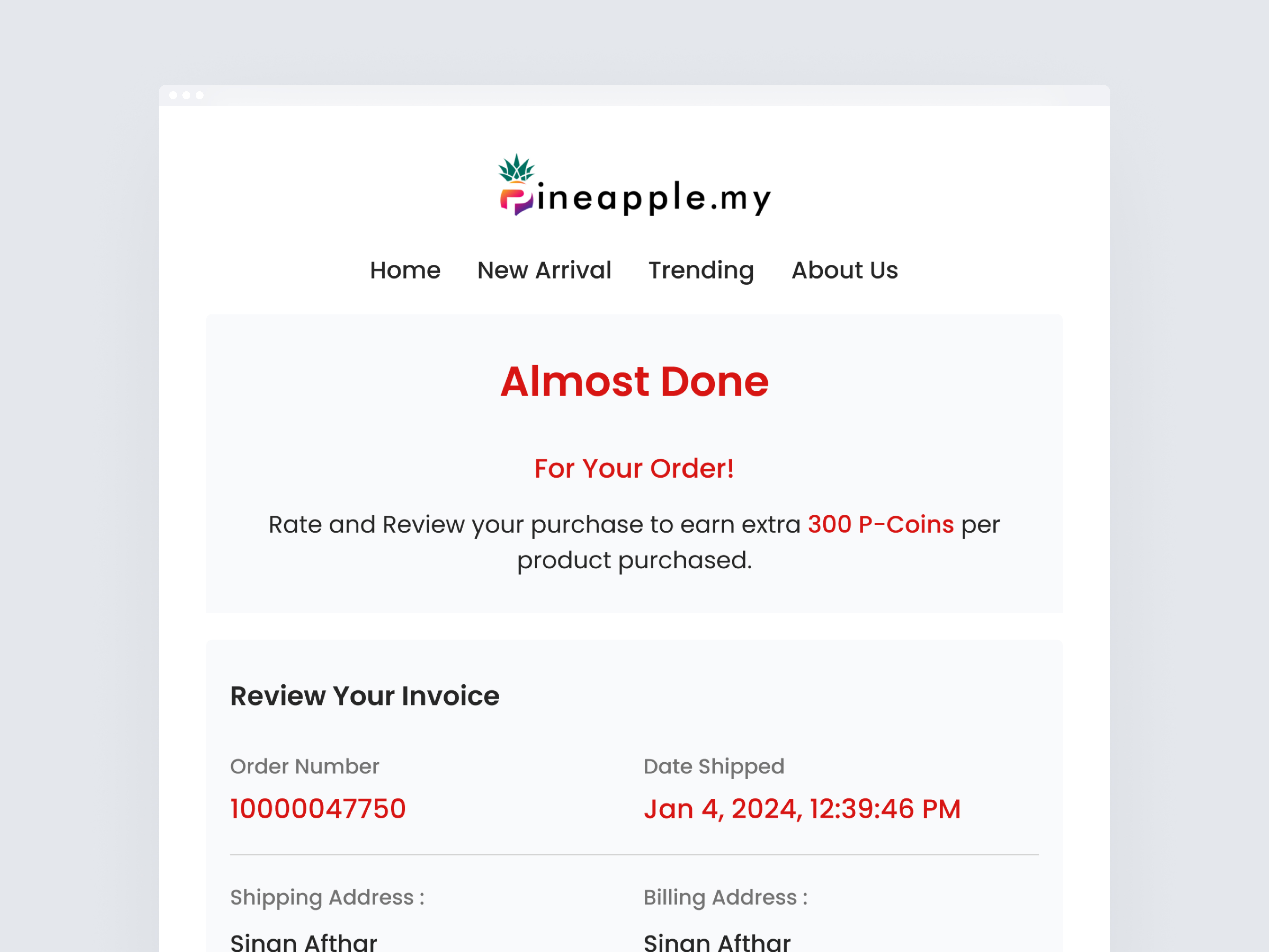 Invoice Email Template brand email confirmation email ecommerce invoice email email template invoice invoice email product email product invoice ui