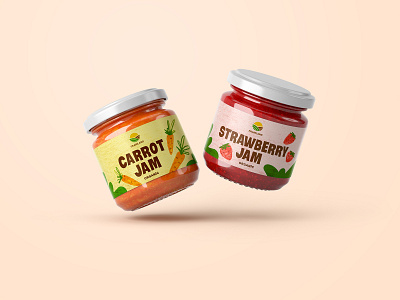 Jam Label branding food graphic design label logo package