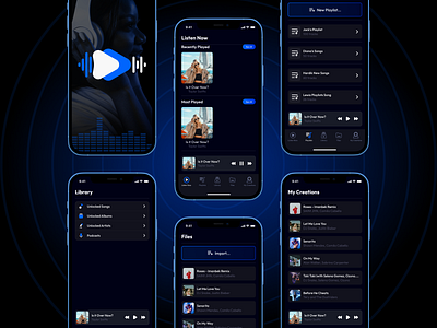 Music Player App UI Design