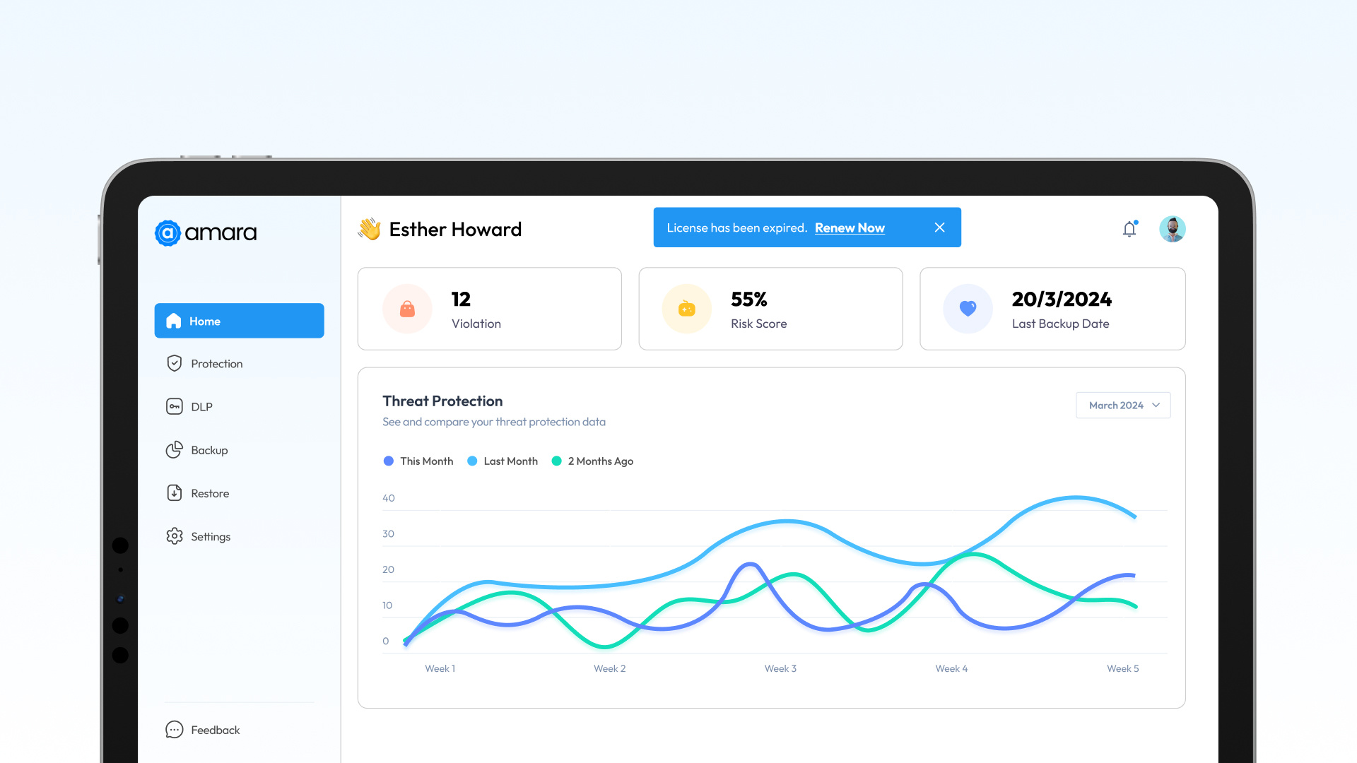 Dashboard Design for Cyber Security Platform cyber security cyber security dashboard dashboard design dashboard for cyber security minimal dashboard design security dashboard security dashboard design security platform dashbaord