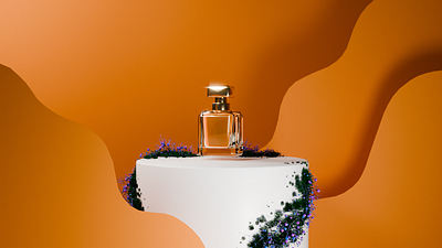 Perfume - Citrus Bliss 3d 3d artwork 3d media 3d modelling 3d motion graphics 3d product animation 3d product promotion animation blender graphic design graphic designer inspiration marketing motion graphics perfume short 3d video social media post video animation