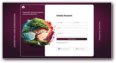 Login screen concept design color theory graphic design typography ui user experience user interface visual design