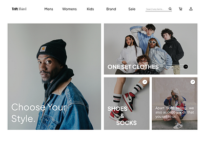 Trift Third clothes shop trift ui web