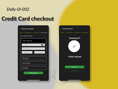 Daily UI Challenge- 002 creditcardcheckout ui uichallenge uidesign