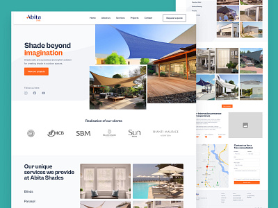 Abita Shades website design branding figma interface landing page ui design responsive shades ui userexperience userinterface userinterfacedesign ux uxdesign web webflow website