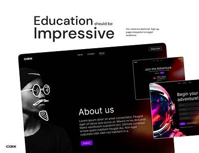 Learning the UXtraordinary way! animation branding graphic design logo motion graphics ui