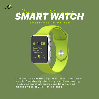 Waterproof Smart Watch ads design advetisement branding branding design brands graphic design modern design motion graphics photography smart watch social media design