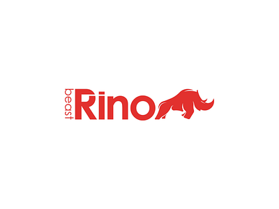 Logo Animasyonu | Beast Rino 2d animation branding graphic design logo logo animation motion graphics motion logo