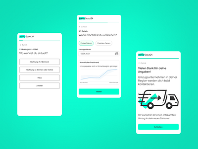 The new relocation flow at ImmoScout24 mobile ui ux