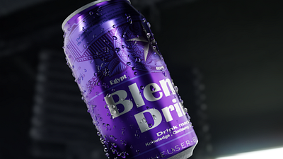 Blender Drink - 3D 3d animation branding graphic design logo ui