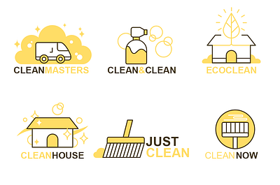 Cleaning company icons set adobe illustrator adobe photoshop app branding clean icons design graphic design icon design iconography icons illustration line icons logo ui vector vector art