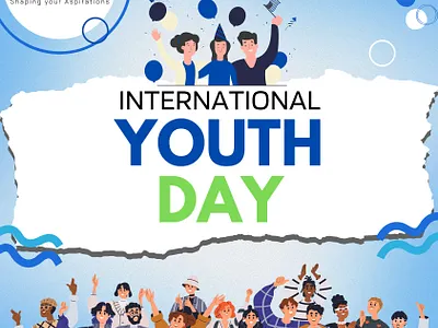 🌟 Empowering the Future on International Youth Day! 🌍✨ creativityunleashed eduquest futureleaders graphic design graphicdesign internationalyouthday ui uiux youthempowerment