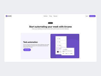 Arcane: Website Design & Framer Development 2024 version ai ai saas framer framer design framer site marketing saas saas saas landing page saas site web design website website design