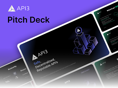 Pitch Deck - API3 api apis bitcoin blockchain btc crypto crypto pitch deck cryptocurrency decentralized deck illustration investor deck investors pitch pitchdeck presentation vc venture backed tech venture capital