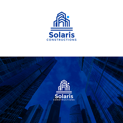 Solaris Logo concept branding logo logo design minimalist minimalist logo real estate real estate logo