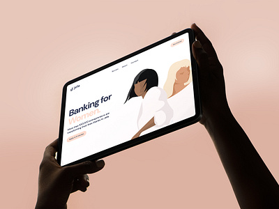 Jefa: Banking for Women account balance bank banking clean deposit female femtech fintech light minimal modern neo poll profile subscription ui user experience user interface ux