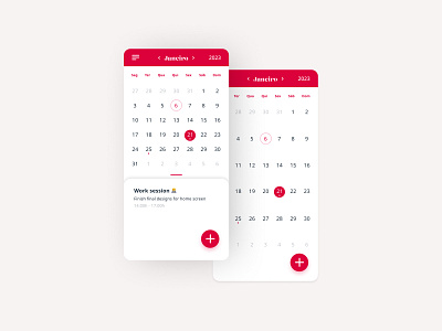 Calendar UI practice figma ui ux uxui visual design