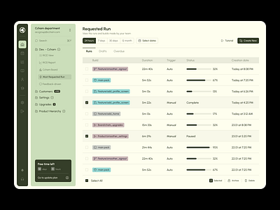 Table UX/UI design interface product service table ui ux web