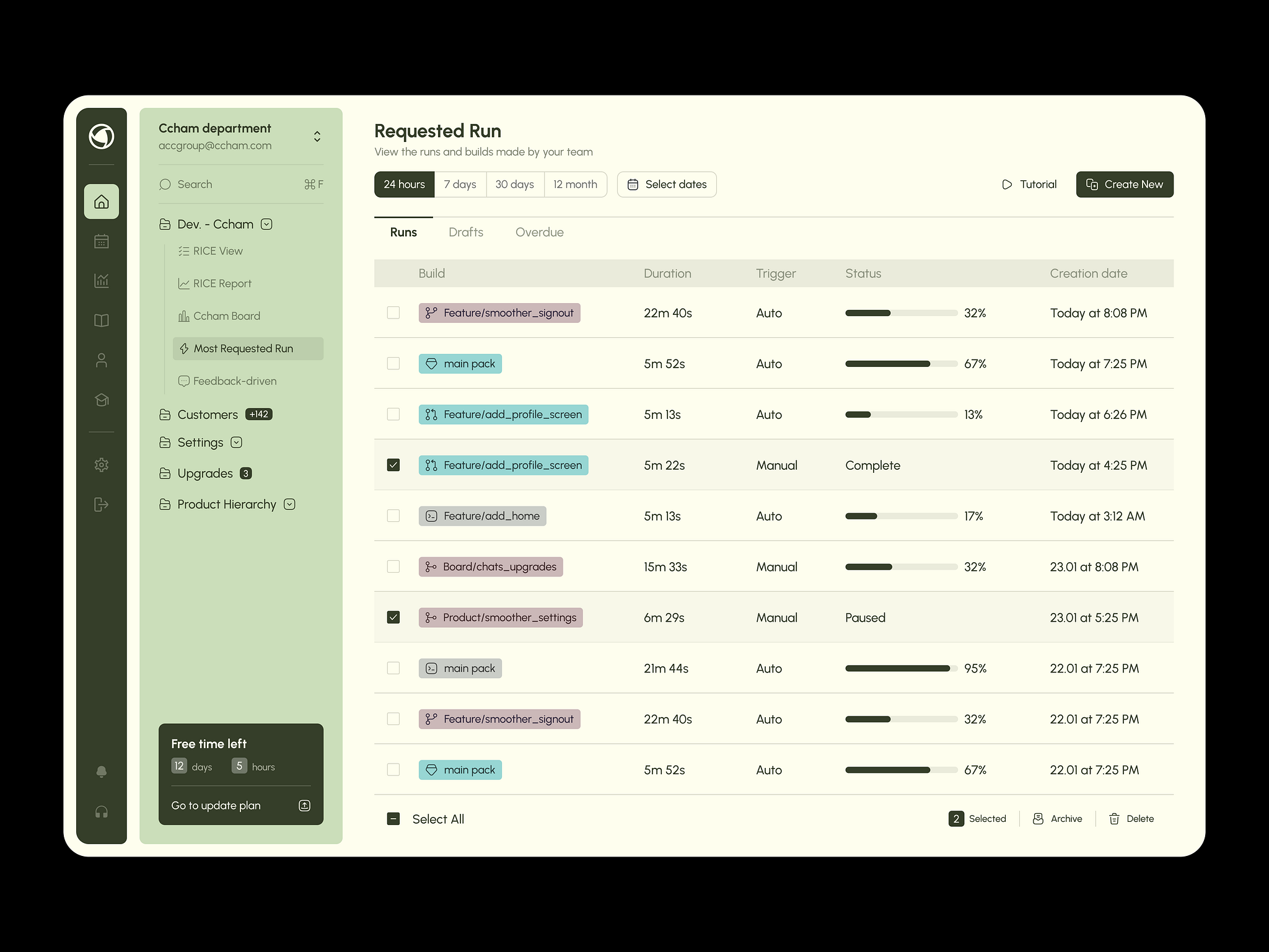 Table UX/UI by Nikita Horiachko on Dribbble