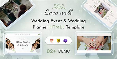 Lavewell – Wedding Planner and Photography HTML5 Template wedding html