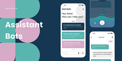 AI assistant UI design ai app design ui