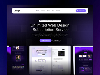 Agency Website UI UX Design - Web design agency agency web design agency website design figma landing page modern design ui ux web design website