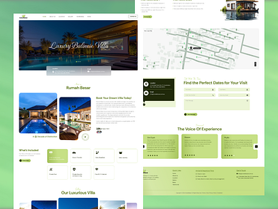 Rumah Besar Hotel Booking Website animation branding graphic design logo