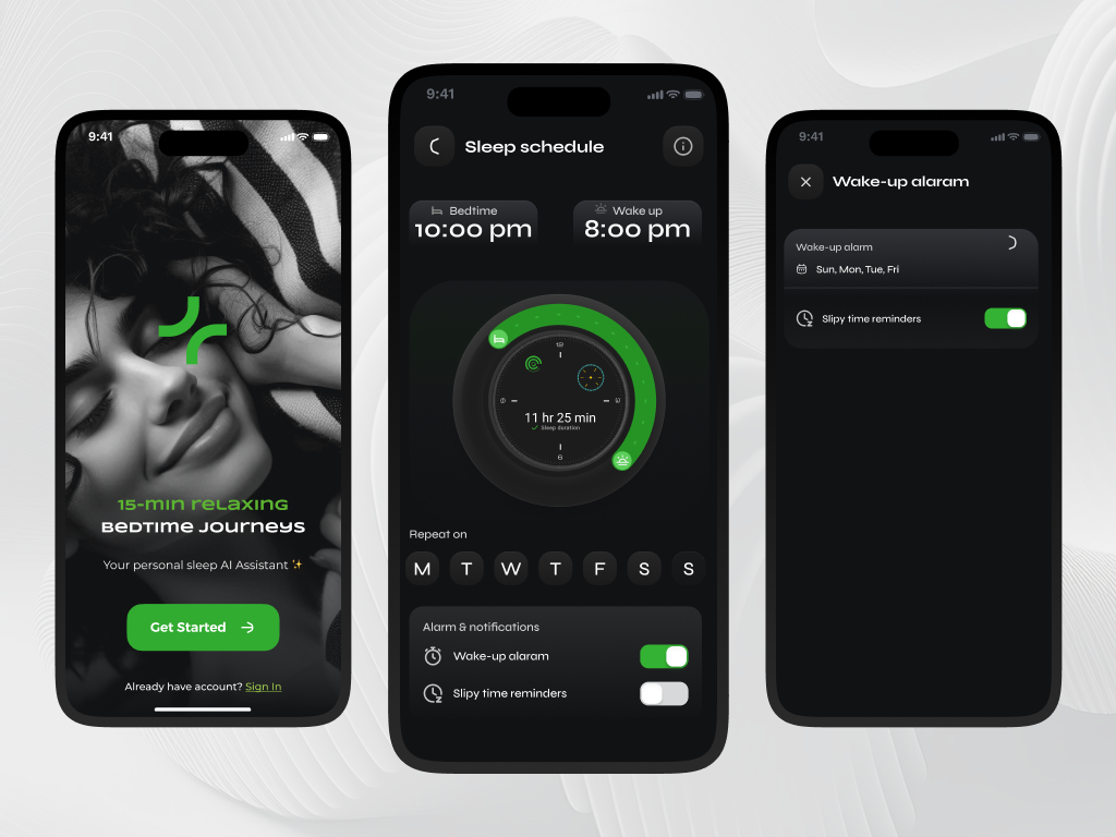 Example of Sleep app! 😴✨