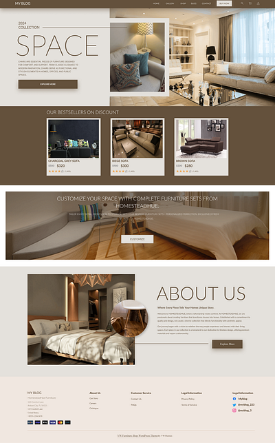 FURNITURE WEBSITE uidesign uxdesign webdesign