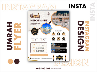 Hajj and Umrah Flyer Template | Premium Vector | Flyer banner branding brochure business flyer corporate flyer facebook cover flyer flyer design flyer template graphic design insta post instagram design leaflet packaging design post design poster social media umrah umrah flyer umrah post