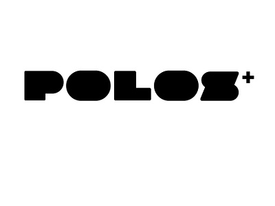 polos+ (apparel brand) abstract apparel bold branding brandmark lettering logotype polos sporty wordmark