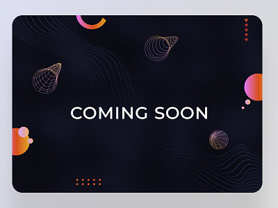 DailyUI-048-Coming Soon coming soon