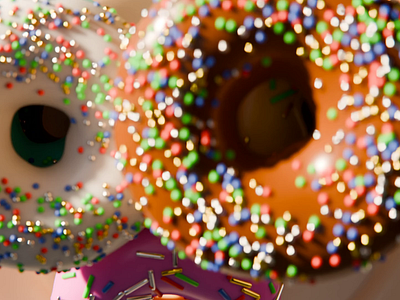 The Donut 3d animation blender donut motion graphics