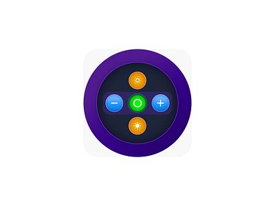 LED Remote - App Icon Design Concept app game design app icon icon design led icon design led remote icon design logo design newest icon design ui ux