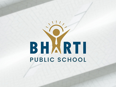 Logo Design for Bharti Public School: A Symbol of Learning and E branddesigner brandidentity branding colorpalette creatifygraphics creativeagency designcommunity designinspiration designstudio dribbble educationbranding educationdesign graphicdesign illustration logoart logocreation logodesign schoollogo typography visualidentity