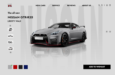 Nissan GTR-R35 Liberty Walk - New Car Showcase 3d car graphic design ui