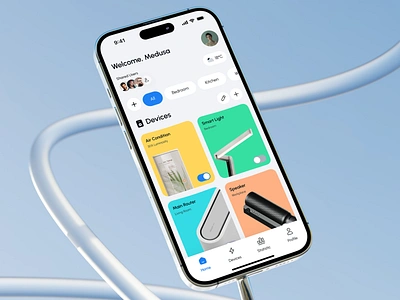 Smart Home Application application smarthome smarthouse ui ux
