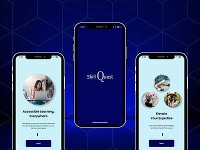 Mobile UI appui design education logo mobileui skills ui uiux