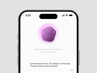 AI Chatbot ai animation chatbot dark design figma illustration interaction light mobile pink product product design prototype ui