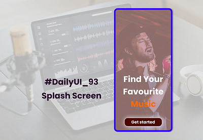 #DailyUI - #093 - Splash Screen graphic design ui