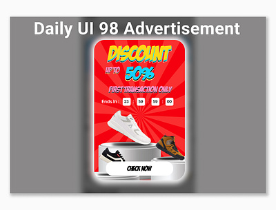 Daily UI 98 : Advertisement advertisement daily ui daily ui 98 design figma graphic design prototype ui uidesign uidesigner uiux uiuxdesign uiuxdesigner ux uxdesign uxdesigner