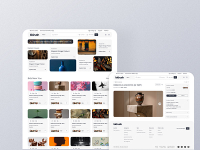 Auction website home page and product Details Page auction website auctionwebsiteuidesign e commerce ecommerceuidesign figma figmaecommercedesign product detail page uiux