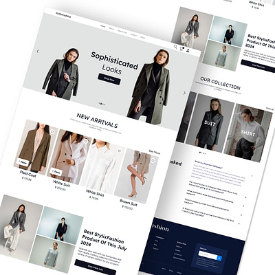 StylixFashion : E-Commerce Website ui uiuxdesign ux webdesign website websiteecommerce