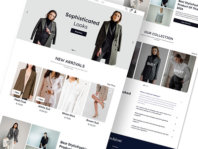 StylixFashion : E-Commerce Website ui uiuxdesign ux webdesign website websiteecommerce