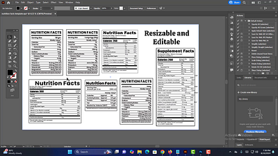 Nutrition facts Template Download design nutrition nutrition facts nutrition label supplement supplement label vitamin