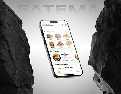 Eatema Food Delivery App | UI UX | Case Study 3d aesthetic app design branding design front end graphic design ios app landing page logo mobile app modern pastel professional ui ui design user interface ux website