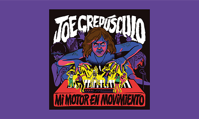 Joe Crepúsculo Artwork album artwork digital drawing illustration lettering music artwork retro